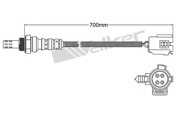 Imagine Sonda Lambda WALKER PRODUCTS 250-24944