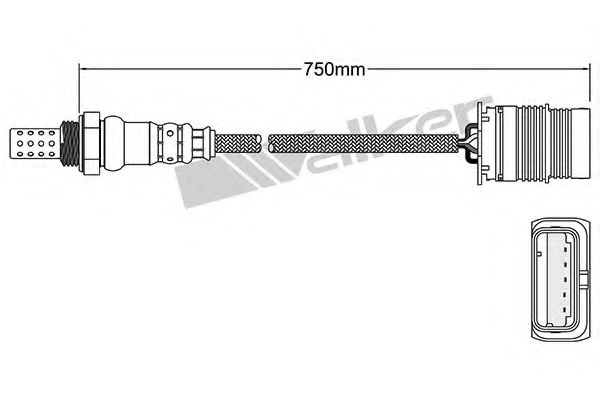 Imagine Sonda Lambda WALKER PRODUCTS 250-24991