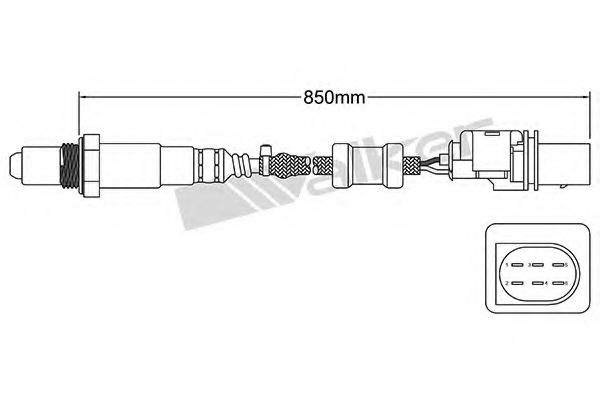 Imagine Sonda Lambda WALKER PRODUCTS 250-25015