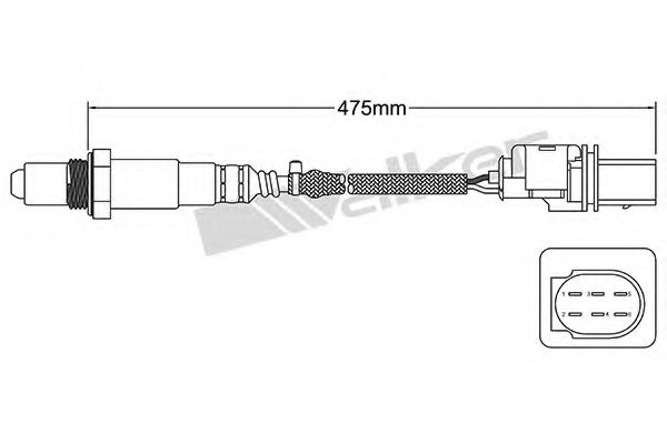 Imagine Sonda Lambda WALKER PRODUCTS 250-25030