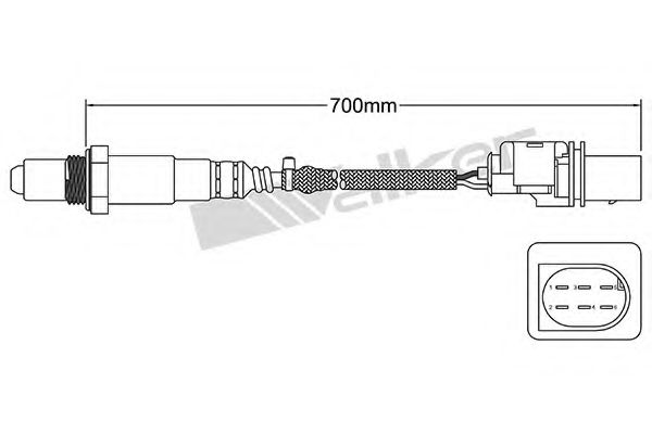 Imagine Sonda Lambda WALKER PRODUCTS 250-25044