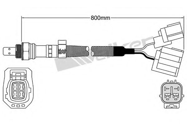 Imagine Sonda Lambda WALKER PRODUCTS 250-25067