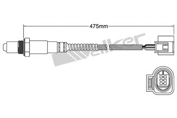 Imagine Sonda Lambda WALKER PRODUCTS 250-25087