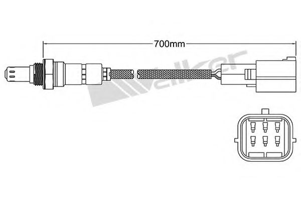 Imagine Sonda Lambda WALKER PRODUCTS 250-25096