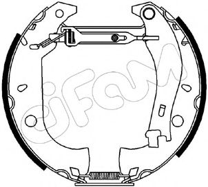 Imagine Set saboti frana CIFAM 151-037