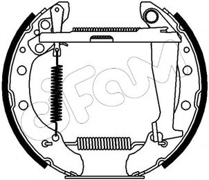 Imagine Set saboti frana CIFAM 151-085