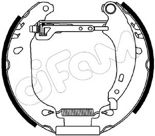 Imagine Set saboti frana CIFAM 151-094