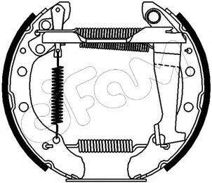 Imagine Set saboti frana CIFAM 151-107