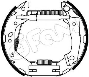 Imagine Set saboti frana CIFAM 151-210