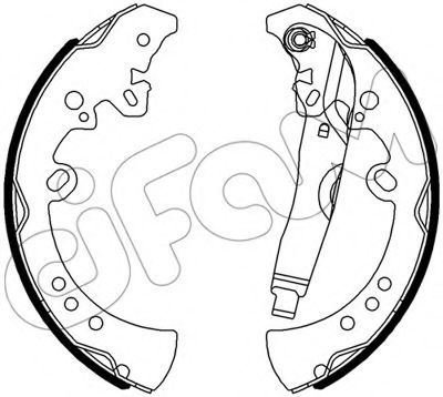 Imagine Set saboti frana CIFAM 153-550