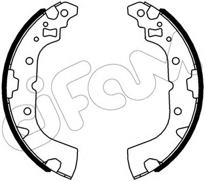 Imagine Set saboti frana CIFAM 153-602