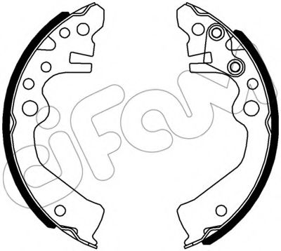 Imagine Set saboti frana CIFAM 153-611