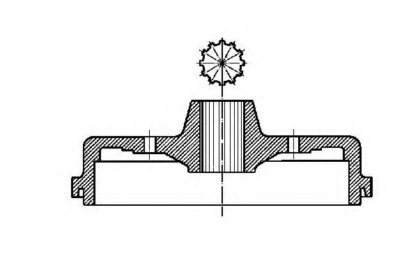 Imagine Tambur frana CIFAM 700-185