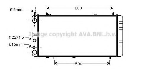 Imagine Radiator, racire motor PRASCO AI2005