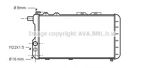 Imagine Radiator, racire motor PRASCO AI2021