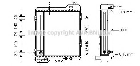 Imagine Radiator, racire motor PRASCO AI2039