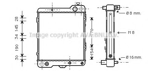 Imagine Radiator, racire motor PRASCO AI2040