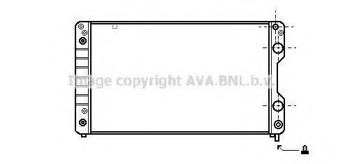 Radiator, racire motor PRASCO AI2056 #1