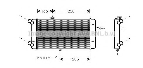 Imagine Radiator, racire motor PRASCO AI2064