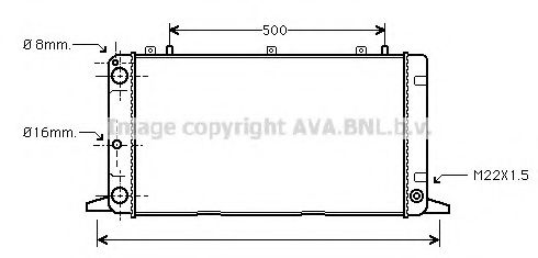 Imagine Radiator, racire motor PRASCO AI2098