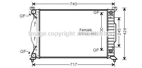 Imagine Radiator, racire motor PRASCO AI2202