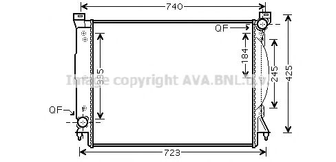 Imagine Radiator, racire motor PRASCO AI2245