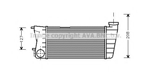 Imagine Intercooler, compresor PRASCO AI4133