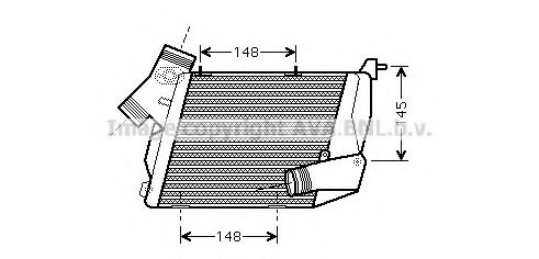 Imagine Intercooler, compresor PRASCO AI4216