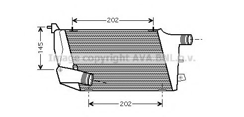 Imagine Intercooler, compresor PRASCO AI4217