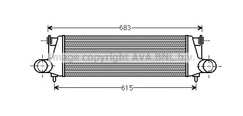 Imagine Intercooler, compresor PRASCO AI4307