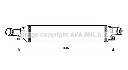 Imagine Intercooler, compresor PRASCO AI4358