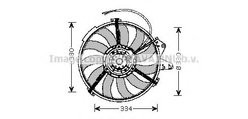 Imagine Ventilator, radiator PRASCO AI7507