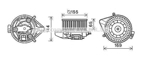 Imagine Electromotor, ventilatie interioara PRASCO AI8371