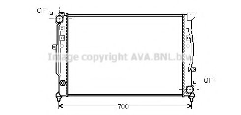 Imagine Radiator, racire motor PRASCO AIA2124