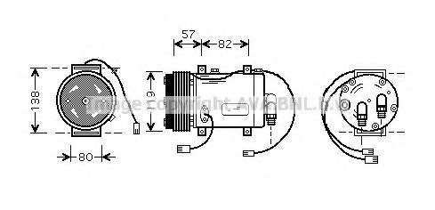 Imagine Compresor, climatizare PRASCO AIK143