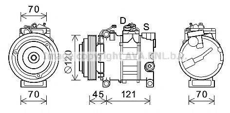 Imagine Compresor, climatizare PRASCO AIK379