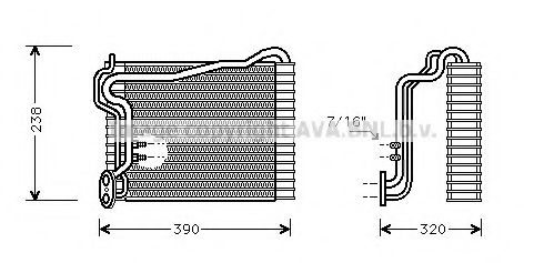 Imagine evaporator,aer conditionat PRASCO AIV145