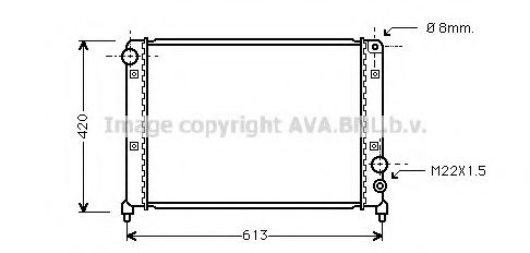 Imagine Radiator, racire motor PRASCO AL2031