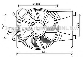 Imagine Ventilator, radiator PRASCO AL7519