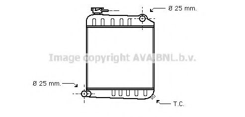 Imagine Radiator, racire motor PRASCO AU2013