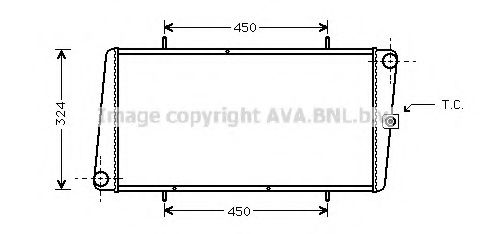 Imagine Radiator, racire motor PRASCO AU2025