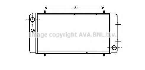 Imagine Radiator, racire motor PRASCO AU2034