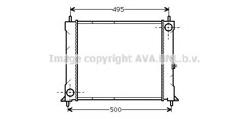 Imagine Radiator, racire motor PRASCO AU2067