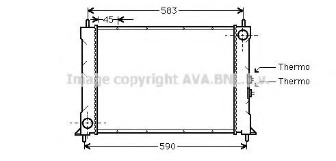 Imagine Radiator, racire motor PRASCO AU2068