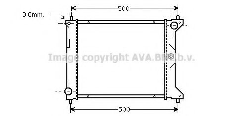 Imagine Radiator, racire motor PRASCO AU2096