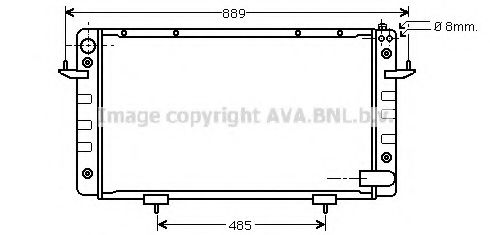 Imagine Radiator, racire motor PRASCO AU2099