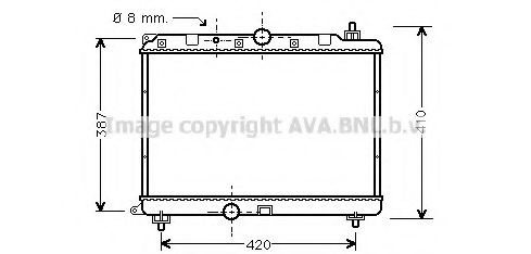 Imagine Radiator, racire motor PRASCO AU2121