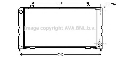 Imagine Radiator, racire motor PRASCO AU2127