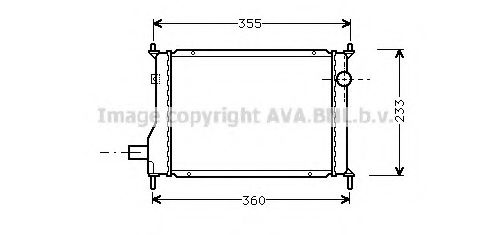 Imagine Radiator, racire motor PRASCO AU2133