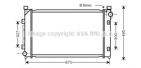 Imagine Radiator, racire motor PRASCO AU2163